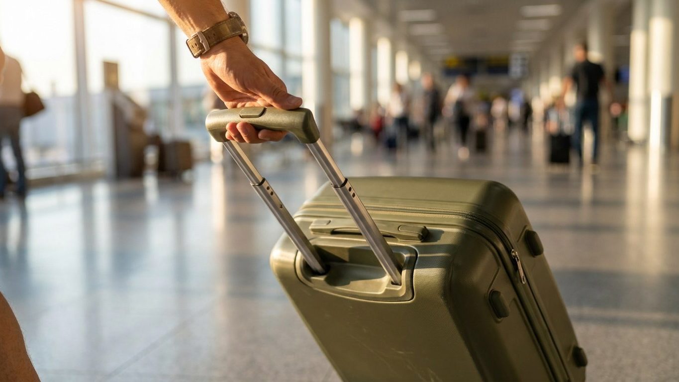 Les bagagistes n'en peuvent plus de le répéter : cette poignée laissée sortie est ce qui casse votre valise dans le tapis ...
