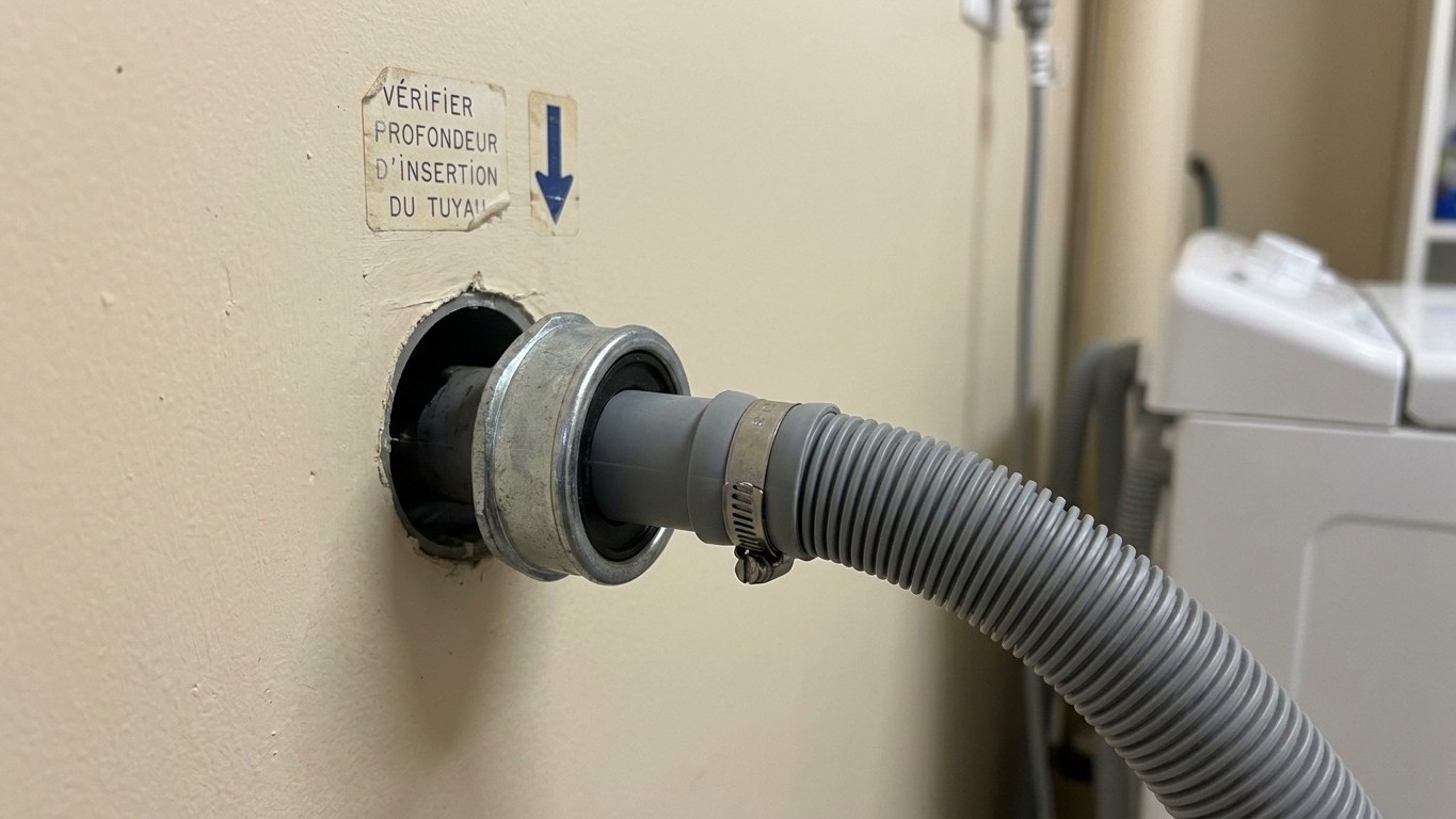 Les plombiers n'en peuvent plus de le répéter : ce tuyau de machine à laver enfoncé de plusieurs dizaines de centimètres d...