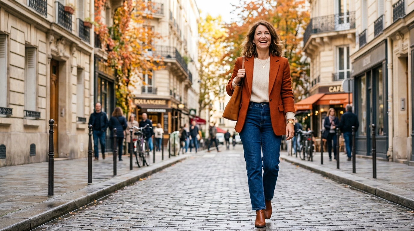Plus personne ne porte de jean skinny après 40 ans : voici les 3 coupes qui le remplacent cet automne (et qui rajeunissent la silhouette)