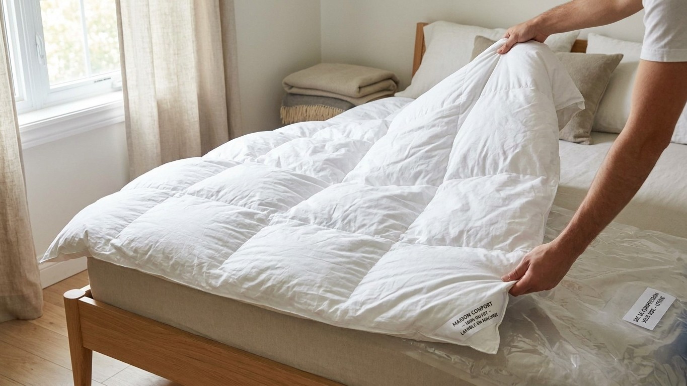 Si votre couette sent le renfermé en sortant de son sac sous vide, ce n'est pas le placard : c'est ce qui est resté piégé ...