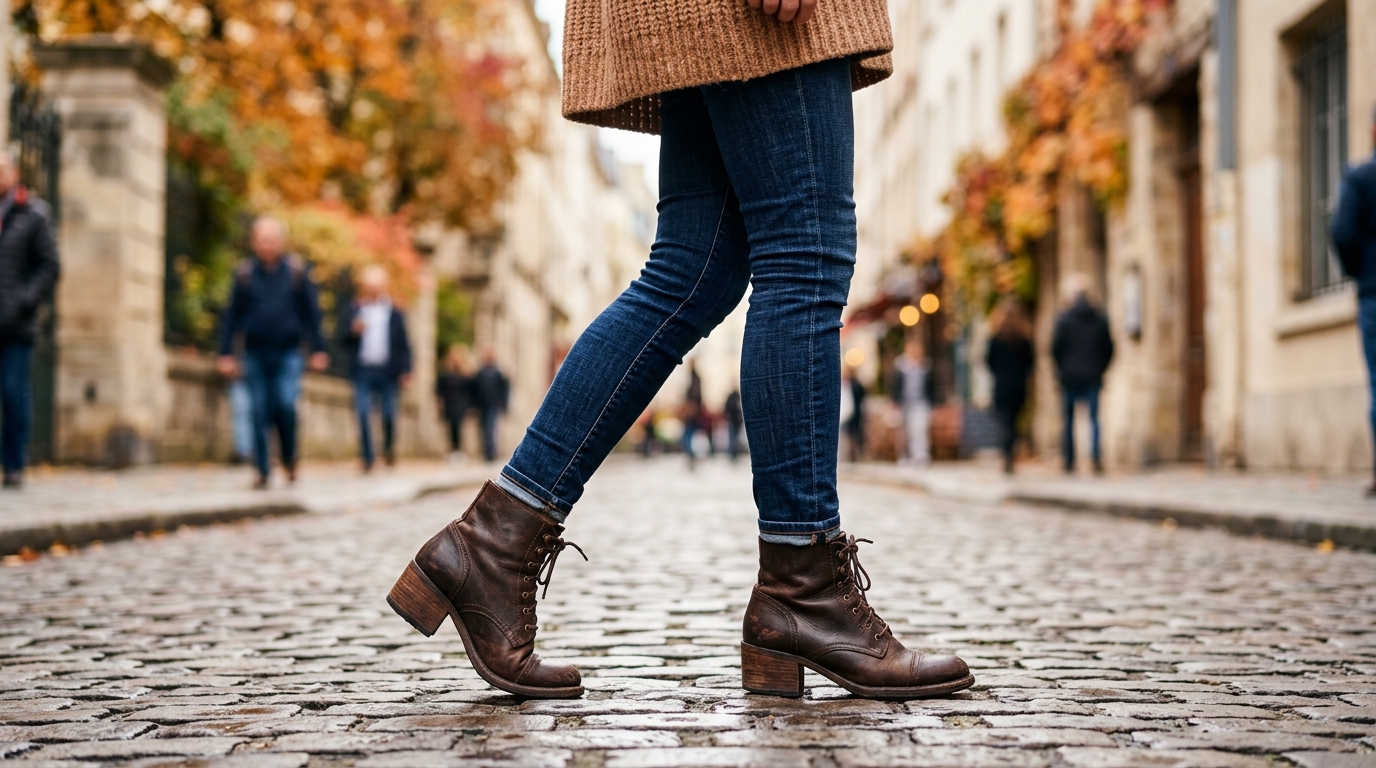 Si votre jean slim vous donne l’air de sortir tout droit de 2012, ce n’est pas la coupe qui a vieilli : c’est ce que vous portez avec