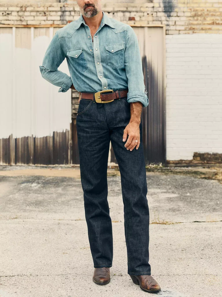 Ce jean Wrangler à 295 dollars a été coupé dans une toile américaine qui n’existe plus - - 112398102 HERO