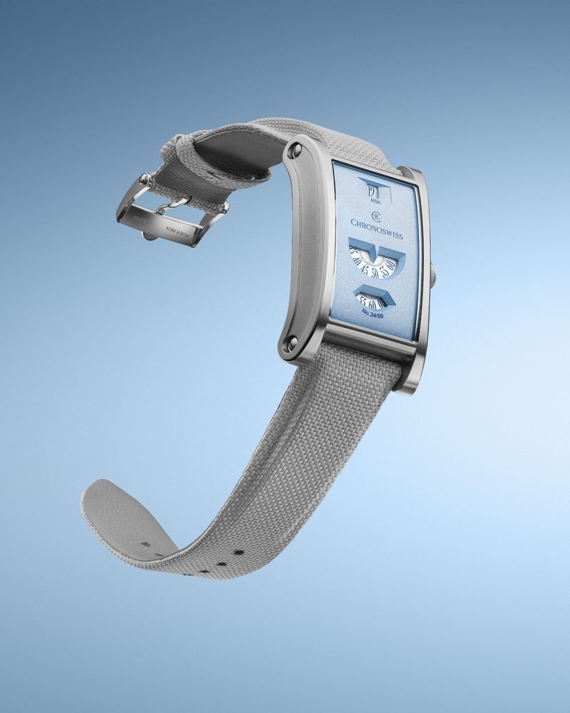 Chronoswiss bouscule les codes de l’horlogerie avec cette étonnante montre mécanique au cadran pastel - - 5MB LQ Side levitation sky 2 4 5