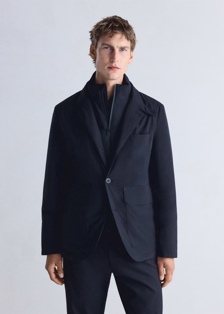 Pluie, vent, fraîcheur : 5 vestes qui donnent enfin envie de mettre le nez dehors - - MANGO1