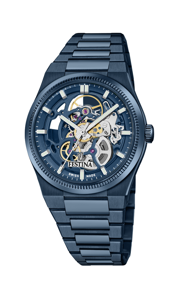 Quand la couleur s'invite au cœur du mécanisme : Festina dévoile sa Rivé SQ à moins de 1000 euros - - f20071 1