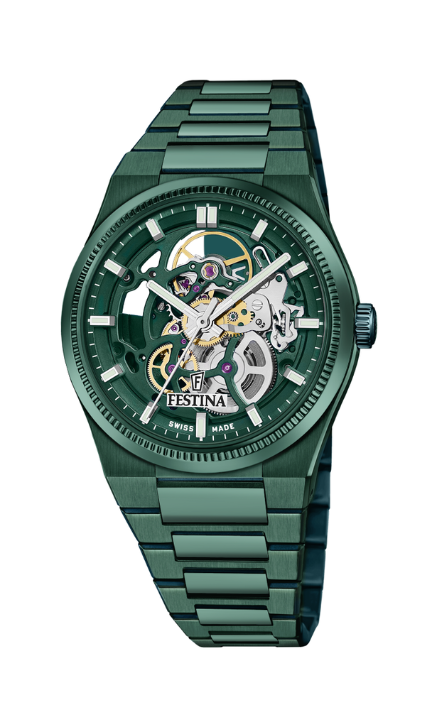 Quand la couleur s'invite au cœur du mécanisme : Festina dévoile sa Rivé SQ à moins de 1000 euros - - f20072 1