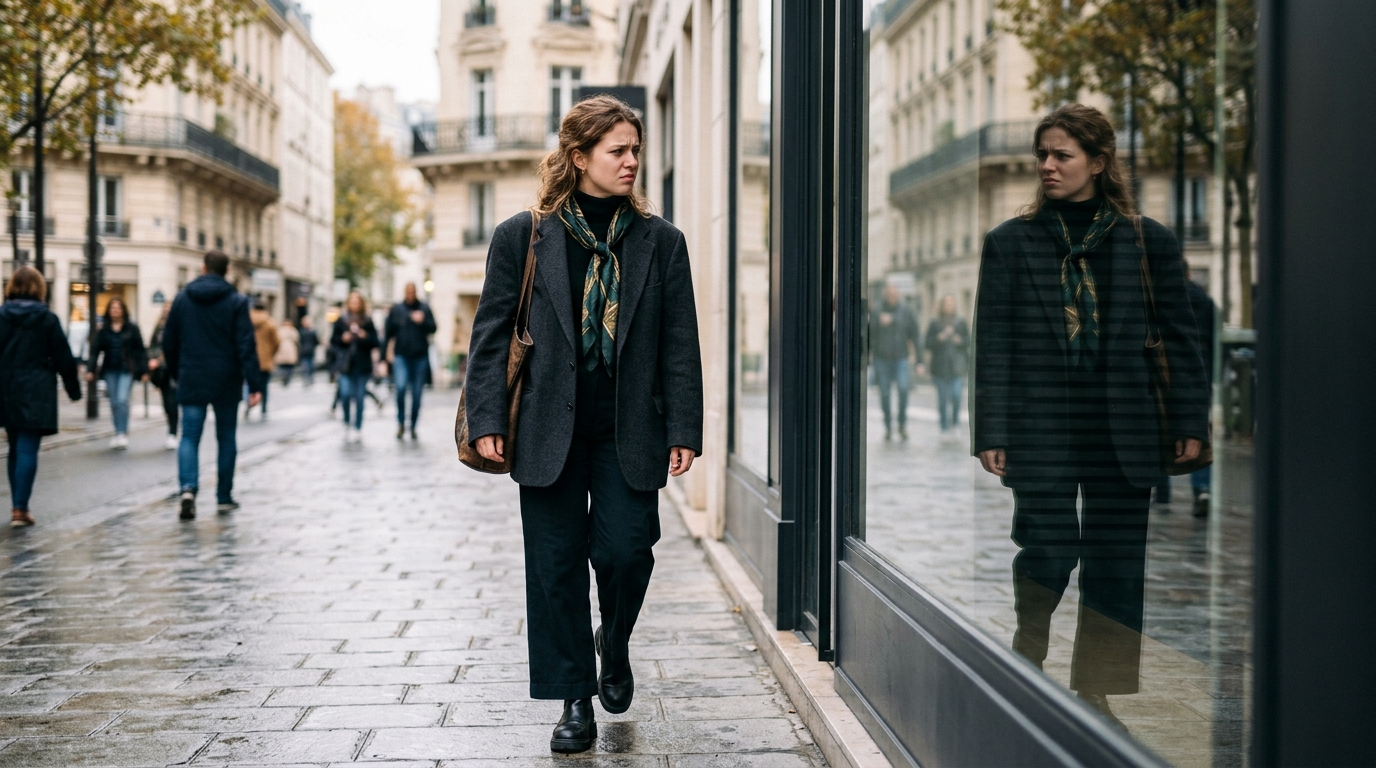 "J'ai croisé mon reflet et on aurait dit ma mère..." : cette saison, le foulard se porte autrement ! - - jai croise mon reflet et on aurait dit ma mere cette saison le foulard se porte autrement featured 1791213346