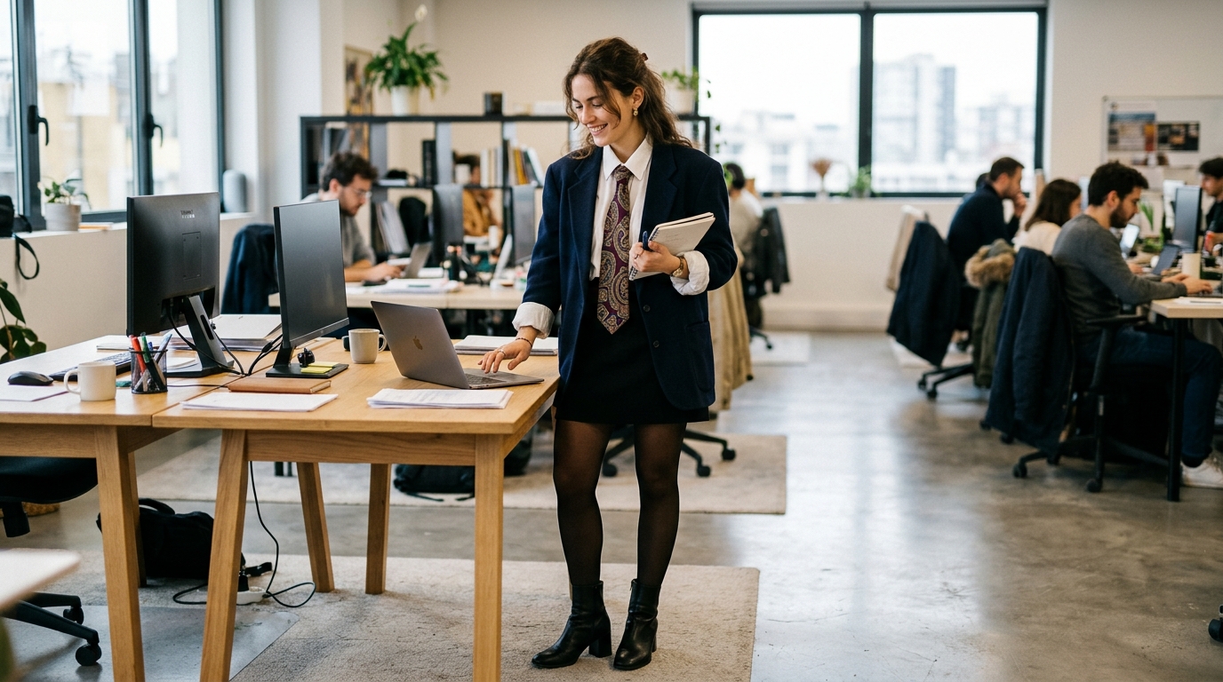 J’ai failli donner les cravates de mon père à une association : cet automne, ce sont les femmes qui les portent avec une chemise blanche