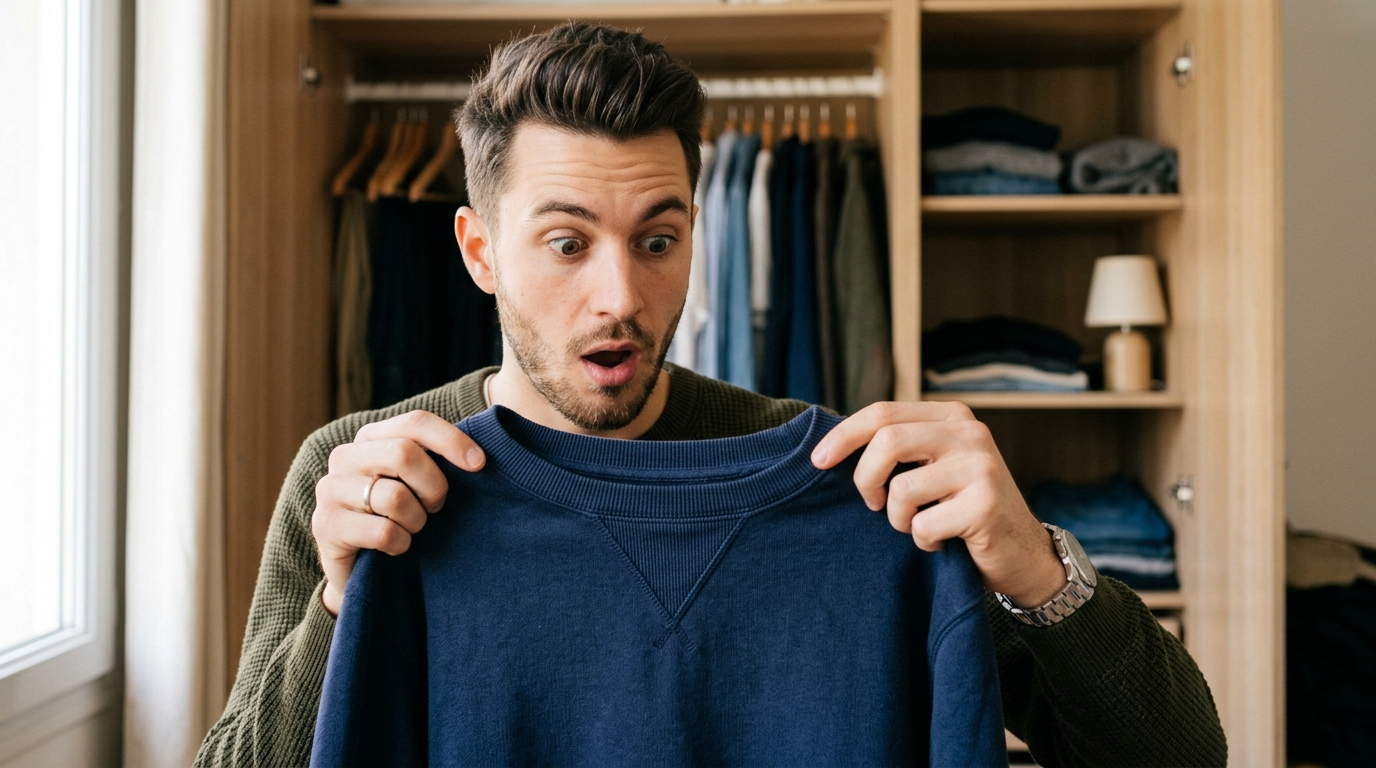 « Je pensais que c’était juste une couture de finition » : pourquoi ce petit triangle sous le col de votre sweat-shirt n’a pas été inventé pour faire joli