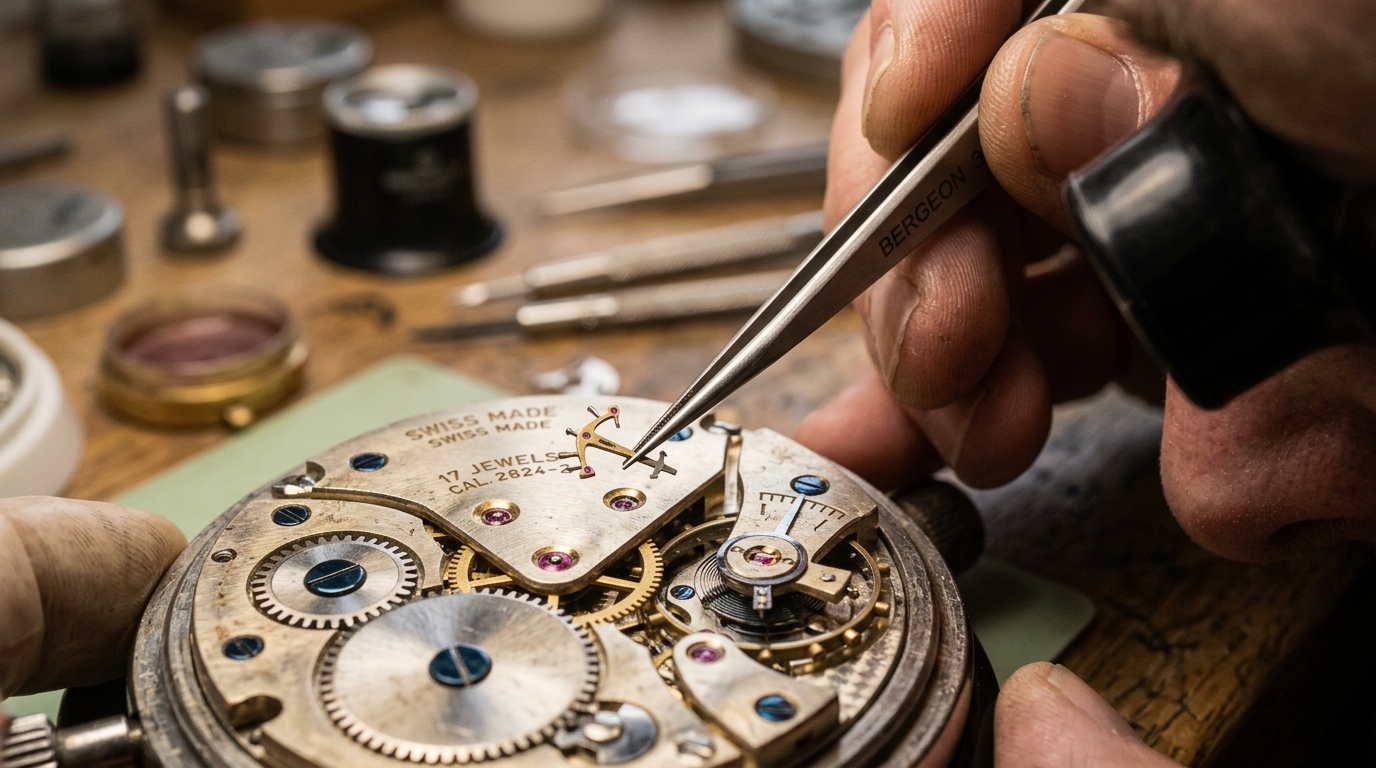 L’échappement à ancre, ce mécanisme minuscule qui donne son rythme à la montre mécanique